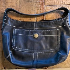 Black coach purse